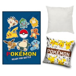 Pokémon Ready PikaPal polár takaró, párnahuzat és párna szett 3 db-os
