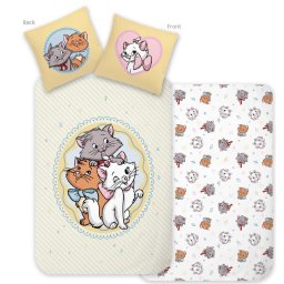 Disney Marie Trio gyerek, ovis ágyneműhuzat 100×140 cm, 40×45 cm