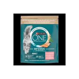 PURINA ONE Lazacban gazdag száraz macskaeledel 750g