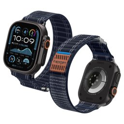 Spigen WBF0 Apple Watch Ultra 4 / 3 / 2 / 1 / SE / 12 / 11 / 10 / 9 / 8 (44/45/46/49mm) szíj, kék