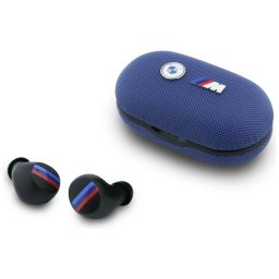 BMW Metal Logo TWS vezeték nélküli bluetooth fülhallgató, ENC, kék