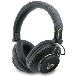 Guess Triangle Logo ENC Wireless vezeték nélküli fejhallgató, bluetooth, IPX4, Bt5.4, fekete