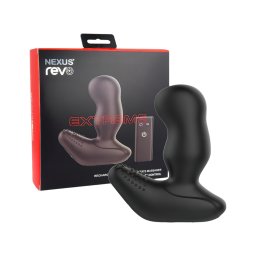 Nexus Revo Extreme - rádiós, forgó prosztata vibrátor (fekete)