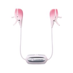 Lovense Gemini – App-vezérelt vibrációs mellbimbó csipesz (pink)