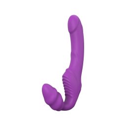 Dreamtoys Essentials - strapless strap-on vibrátor (lila)