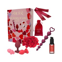 Dreamtoys Amour - anál tréning ajándékszett (piros)