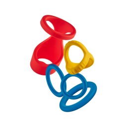 Dreamtoys Love Signal - péniszgyűrű szett (többszínű)