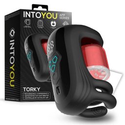 IntoYou - Torky vibrációs okos maszturbátor szorító és rezgő funkcióval (APP-os)