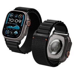 Spigen WBF1 Apple Watch Ultra 4 / 3 / 2 / 1 / SE / 12 / 11 / 10 / 9 / 8 (44/45/46/49mm) szíj, fekete