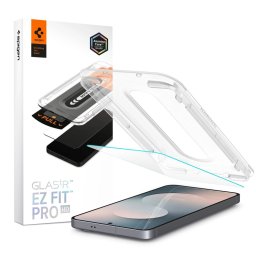 Spigen Glas.tR EZ Fit Pro HD Samsung Galaxy S25 FE tempered kijelzővédő fólia felhelyező kerettel (1db)