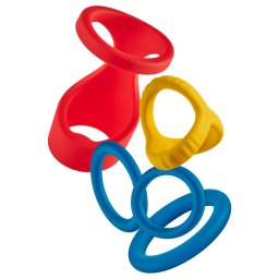 Dreamtoys Love Signal - péniszgyűrű szett (többszínű)