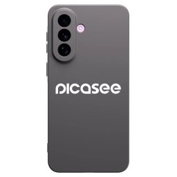 Fekete szilikon tok az alábbi mobiltelefonokra Samsung Galaxy A57 5G - Picasee - new logo - white