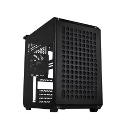 Cooler Master ház Qube 500 Flatpack, E-ATX, átlátszó oldalak, 1x 120mm-es ventilátor, fekete