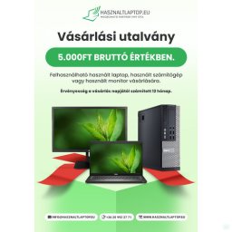 Vásárlási utalvány 5.000Ft Bruttó értékben.