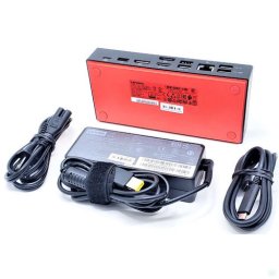 Lenovo ThinkPad USB-C Dock (40AS) használt dokkoló + 90W töltõ +USB-C kábel