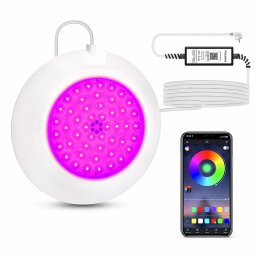 POOLSANA Smart mágneses RGB LED medence világítás készlet tápegységgel, 10W