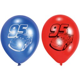 Disney Verdák 95 léggömb, lufi 6 db-os 9 inch (22,8 cm)
