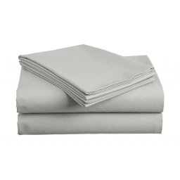 Mikroplüss lepedő BASIC világosszürke 200x220 cm