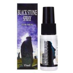 Black Stone Spray ksleltet hats frfi intim spray 15 ml fekete