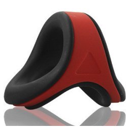 Ballstretcher Tapad laborsztreccsel 30 mm fekete-piros szilikon