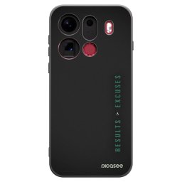 Fekete szilikon tok az alábbi mobiltelefonokra OPPO Find X9 Pro - Results x Excuses