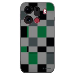 Fekete szilikon tok az alábbi mobiltelefonokra OPPO Find X9 Pro - Block Grid