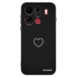 Fekete szilikon tok az alábbi mobiltelefonokra OPPO Find X9 Pro - Heart