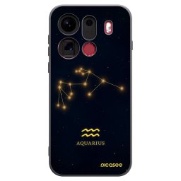 Fekete szilikon tok az alábbi mobiltelefonokra OPPO Find X9 Pro - AQUARIUS