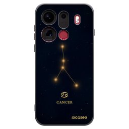 Fekete szilikon tok az alábbi mobiltelefonokra OPPO Find X9 Pro - CANCER