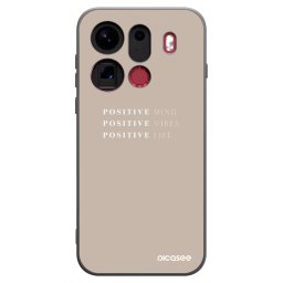 Fekete szilikon tok az alábbi mobiltelefonokra OPPO Find X9 Pro - Positive Vibes