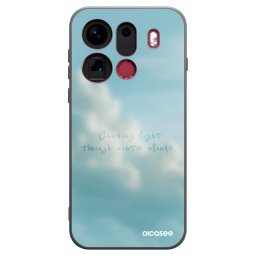 Fekete szilikon tok az alábbi mobiltelefonokra OPPO Find X9 Pro - CHASiNG LIGHT