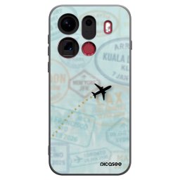 Fekete szilikon tok az alábbi mobiltelefonokra OPPO Find X9 Pro - FLIGHT PATH