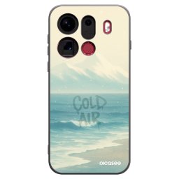 Fekete szilikon tok az alábbi mobiltelefonokra OPPO Find X9 Pro - COLD AIR
