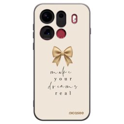 Fekete szilikon tok az alábbi mobiltelefonokra OPPO Find X9 Pro - Golden Dream