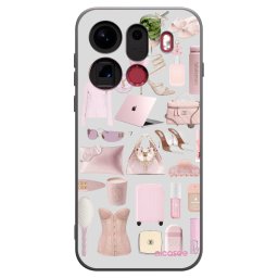 Fekete szilikon tok az alábbi mobiltelefonokra OPPO Find X9 Pro - Glam Babe