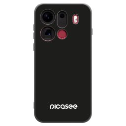 Fekete szilikon tok az alábbi mobiltelefonokra OPPO Find X9 Pro - Picasee