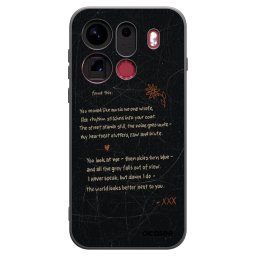 Fekete szilikon tok az alábbi mobiltelefonokra OPPO Find X9 Pro - POET