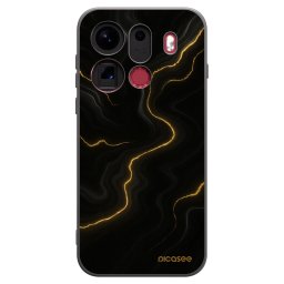 Fekete szilikon tok az alábbi mobiltelefonokra OPPO Find X9 Pro - Thunder
