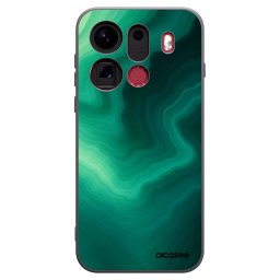 Fekete szilikon tok az alábbi mobiltelefonokra OPPO Find X9 Pro - Malachite