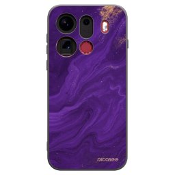 Fekete szilikon tok az alábbi mobiltelefonokra OPPO Find X9 Pro - Purple