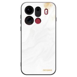 Fekete szilikon tok az alábbi mobiltelefonokra OPPO Find X9 Pro - White
