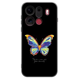 Fekete szilikon tok az alábbi mobiltelefonokra OPPO Find X9 Pro - Diamanty Black