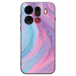 Fekete szilikon tok az alábbi mobiltelefonokra OPPO Find X9 Pro - Pink liquid