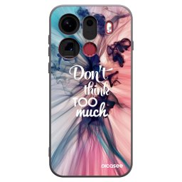 Fekete szilikon tok az alábbi mobiltelefonokra OPPO Find X9 Pro - Don't think TOO much