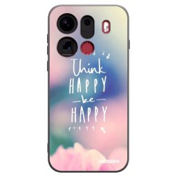 Fekete szilikon tok az alábbi mobiltelefonokra OPPO Find X9 Pro - Think happy be happy
