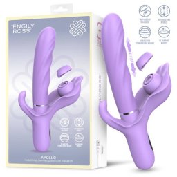 Engily Ross - Apollo 4in1 lökővibrátor léghullámos/pulzáló klitoriszággal