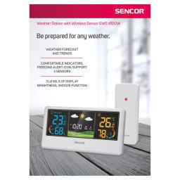 SWS 4100 W IDŐJÁRÁS-ÁLLOMÁS SENCOR