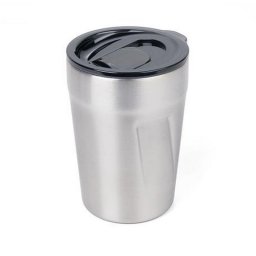 Termoszbgre, 300 ml, rozsdamentes acl, TROIKA "Cup-uccino", ezst