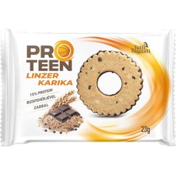 Linzer karika, 23 g, PROTEEN, rizsfehrjvel s zabbal