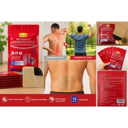 South Moon Metabolic Arthritis Patch - Ízületi és izomfájdalom enyhítő tapasz (12 db/csomag)